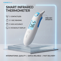 Termometer inframerah termometer suhu kontak medis IR Digital diakui CE dengan penutup Probe sekali pakai