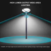 Hot New 4800LM IP65 LED lampe de jardin solaire étanche capteur extérieur mouvement éclairage de sécurité