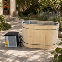 Baignoire d'immersion froide pour usage extérieur avec filtre à eau pour centre de bien-être