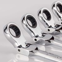 Jeu de clés à cliquet flexibles 12 pièces 8-19 mm – Clé combinée à cliquet à tête flexible métrique
