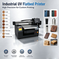Imprimante à plat UV industrielle A2 5060 avec fonction d'impression rotative RIIN RIP et d'impression de film UV DTF