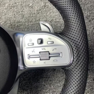 Volant en cuir personnalisé pour Mercedes Benz AMG W204 W205 W206 W207 W212 W213 X253 W217 W221 W222 W223 GLE W166 W167 W219 - Product Image 4