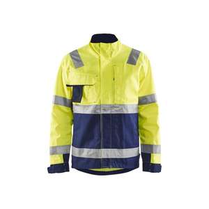 BLAKLADER-Veste haute visibilité 406418113389XXXL Jaune/Bleu marine-EAN 7330509403273 HI-VIS WORKWEAR - Product Image 1