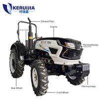 Mejor servicio China Tractor Equipo agrícola Maquinaria agrícola con diferentes implementos