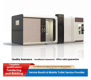 Cao cấp thân thiện với môi di động nhà vệ sinh thông minh ngoài trời công cộng nhà vệ sinh cho phòng tắm container nhà cho di động phòng tắm - Product Image 2
