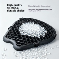 Housse de coussin de siège universelle en Silicone pour moto et vélo électrique, accessoires respirants absorbant les chocs