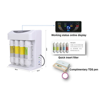 Machine à eau ultra-pure de laboratoire de qualité professionnelle, type banc de laboratoire, machine à eau déionisée pour hôpital, pour la recherche