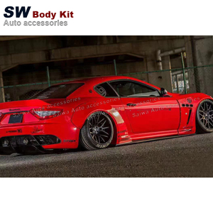 Kit de cuerpo ancho estilo LB para Maserati GT <span class=keywords><strong>GTS</strong></span> actualización parachoques delantero guardabarros faldas laterales accesorios de coche Kit de rendimiento - Product Image 3
