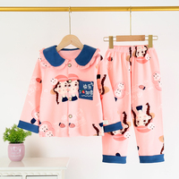 Nouveaux ensembles de pyjamas décontractés pour bébés et enfants, 100% coton, doux, chauds, respirants, vêtements de maison pour le printemps, l'automne et l'hiver
