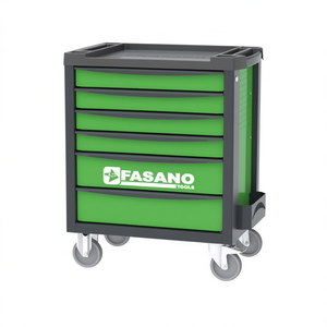 Fasano Tools 7 Drawer Tool Cart With Wheels For <b>Workshop</b> <b>Storage</b> - Product Image 2