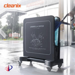 Station de séchage de pluie parapluie écologique Chenille ABS sèche-parapluie humide en plastique avec roues pour lieu public - Product Image 1