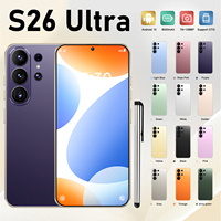 Teléfono Celular S26 Ultra Smart Android 15 5G LTE con 8000 mAh, 16 GB + 1 TB de Memoria, CPU de Doble Núcleo, Pantalla HD de 108 MP