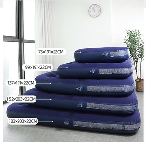 Nuovo materasso gonfiabile domestico singolo pieghevole all'aperto caldo di vendita comodo del letto di aria di <span class=keywords><strong>pubblicità</strong></span> - Product Image 4