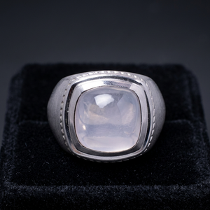 Anillo de Cuarzo Rosa con Engaste de Plata, Joyería Infantil, Regalo de Aniversario, Pendientes de Aro - Product Image 2