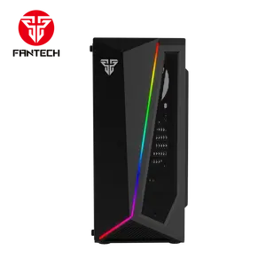 Fantech g71 pulso oem rgb torre transparente, acessórios de equipamento para computador pc