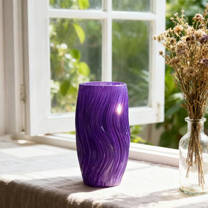 ANTINSKY โคมไฟสีม่วง ART DECO โคมไฟพลาสติกตกแต่งบ้านโคมไฟตั้งโต๊ะฝาครอบไฟตั้งโต๊ะ - Product Image 4