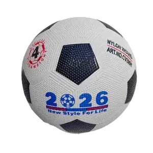 Rubber footballs of various designs environmental protection soccer ball