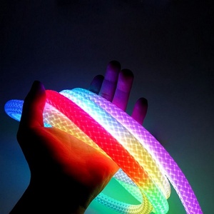 Tira de Luz LED RGB de 360 Grados, Flexible, Tipo Cuerda, IP67, 5V, Lámpara para Exteriores, Tira LED Redonda Resistente para Uso en Exteriores - Product Image 1