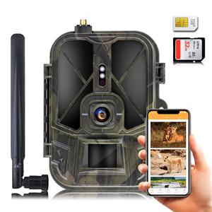 36MP 4K Trail <b>Camera</b> 4G Wireless <b>Night</b> <b>Vision</b> Waterproof IP65 With 42pcs 940nm IR LEDs For Wildlife Monitoring - Product Image 2