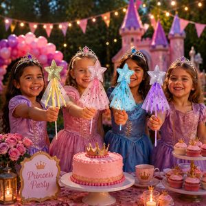 Varitas de Estrella para Niñas, Varitas de Hada con Lentejuelas, Accesorios de Juguete de Plástico para Bebés, Accesorios para Fiestas de Niñas Pequeñas, Varitas para Niños - Product Image 4