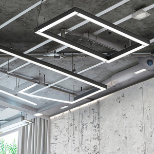 Lampu gantung langit-langit Interior lampu <span class=keywords><strong>LED</strong></span>, tabung <span class=keywords><strong>LED</strong></span> bahan aluminium tahan lama - Product Image 1