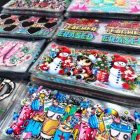 Stiker Pembungkus Gelas UV Tahan Air, Gelas Kaca Dapat Dicuci, Bahan Keras Halus, Mudah Dipasang, Stiker Kartun Tahan Lama UV untuk