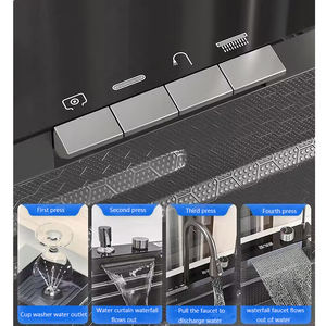 Fregadero de cocina multifunción de lujo de acero inoxidable negro <span class=keywords><strong>Cuba</strong></span> Inox - Product Image 3