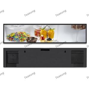 Stretched <b>Bar</b> Lcd/led Display Screen 23.6 Inch Ultra Wide <b>Shelf</b> Digital Signage and Displays Screen Advertising Equipment - Product Image 1