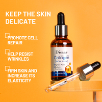 Nouveau Sérum Visage Disaar au Collagène et Vitamines C & E Lisse les Rides, Hydrate, Raffermit et Répare la Peau, Sans Huile