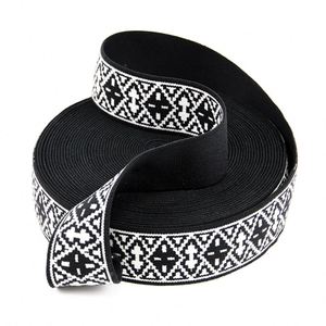 Sangle élastique en nylon recyclé personnalisée, sangle élastique épaisse et résistante en RPET, sangle élastique en polyamide recyclé de 50 mm pour vêtements - Product Image 3