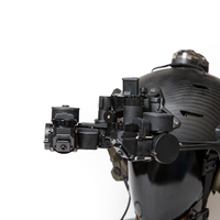 FMA AN/PVS-21 Low Profile NVG Kinerja Tinggi Taktis Nilon Hitam 8X Pembesaran Tinggi Aksesoris Terpasang di Helm Grosir
