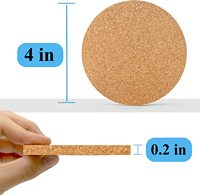 Tabletex sous-verres en liège vierges sous-verres réutilisables pour tables en bois tables basses
