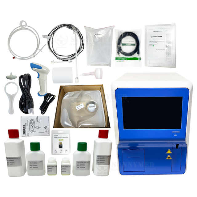SY-B500 Fully Automated Veterinary Equipment 5-part Vet Auto Hematology Analyze Hematology Analyzer