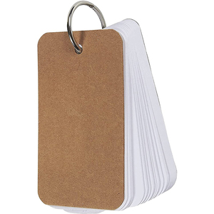 Nhà Máy Giá Tùy Chỉnh Trống Flashcards Với Binder Nhẫn Flashcards Tùy Chỉnh In Ấn - Product Image 6