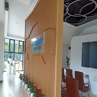 Profilé en aluminium extrudé au design moderne pour immeuble de bureaux, villa, centre commercial, intérieur, revêtement mural diviseur, application de latte