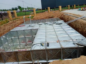 خزان تخزين خزان مياه تحت الأرض كبير مستطيل كبير لمياه الأمطار GSC BDF خزان مياه وحدات - Product Image 2