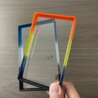 Pelindung Pelat Belakang Akrilik Transparan Slab Guard, Bingkai Bumper TPU Gradasi untuk Display Kotak Slab Kartu Bergradasi, 41 Warna