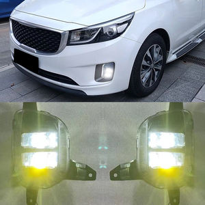 Luces LED <span class=keywords><strong>de</strong></span> circulación diurna para coche, faro antiniebla para conducción, impermeable, para Kia Carnival 2014, 2015, 2016, DRL, 12V, blanco - Product Image 6