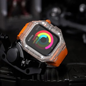 Funda Protectora Transparente de PC Compatible con Relojes de 49/46/41/40/44/45/42 mm para IWatch S11 - Product Image 1
