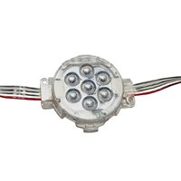 Module extérieur étanche RGBW LED Pixel Light 7-Bead pour l'éclairage décoratif paysager Corps en PVC émettant des couleurs blanc rouge vert