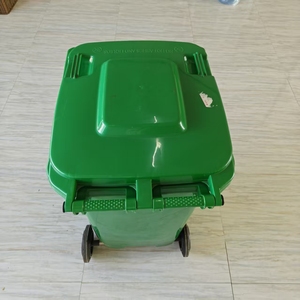 Outdoor Trash Can <strong>Storage</strong> 240L Plastic Public Plastic Waste Recycling Sorting <strong>Bins</strong> Mobile Garbage Container - Product Image 5
