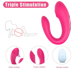 Vibratore Clitorideo e Vaginale in Silicone, Stimolatore del Punto G e dei Capezzoli, Giocattolo Sessuale per Donne - Product Image 2