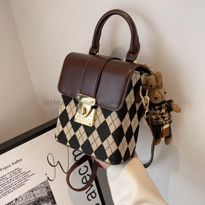 Bolso de Marca Francés Vintage de Moda con Juguete, Bolso Popular para Chicas y Mujeres, Bolso Bandolera - Product Image 5