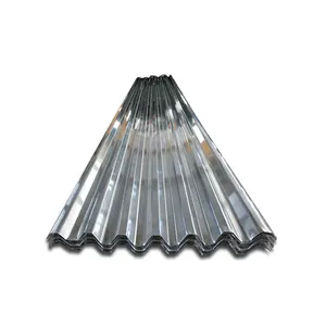 Lámina de zinc corrugado GI, 26 ga, 0,35mm, para techo galvanizado de Chile