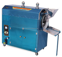 Machine à rôtir les grains automatique, mini rôtissoire électrique à gaz pour grains, tambour rotatif, rôtissoire à cacahuètes à vendre