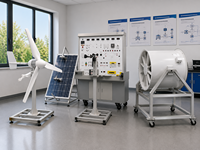 Plataforma de Entrenamiento y Experimentación en Generación de Energía Híbrida Eólica-Solar, Equipo Educativo Metálico RUIMU