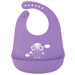 Bavoirs réglables en Silicone pour bébés, 5 pièces, avec image d'animaux, résiste à l'eau, salive, doux et <span class=keywords><strong>comestible</strong></span>, serviette, livraison directe - Product Image 2
