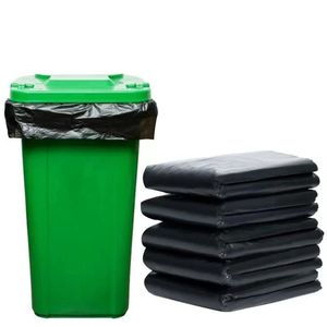 Rouleau de sac à ordures écologique Sac à ordures en plastique biodégradable robuste 60 55 33 30 gallons - Product Image 1