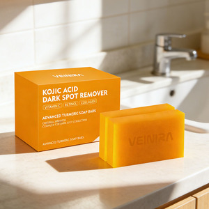 Original Kojic Acid Dark Spot Remover Whitening Brightening Vegan <strong>Bar</strong> <strong>Soap</strong> Vitamin C Glycerin <strong>Tea</strong> <strong>Tree</strong> Oil for All Skin Types - Product Image 1
