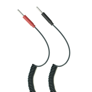 Aangepaste Dc2.35 Veiligheid Mannelijke Plug Naar 2 Leads 2.0Mm Elektrode Pin Met Wikkeldraad - Product Image 5